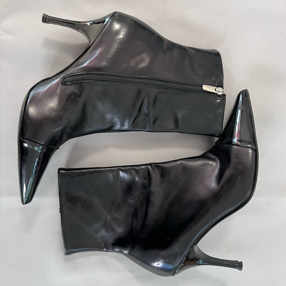 Claudia Ciuti Black Leather Ankle Boots Size 9M Heel 3” Made In Italy‎ - Picture 1 of 14